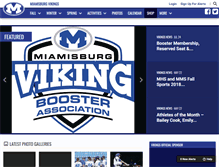 Tablet Screenshot of miamisburgathletics.com